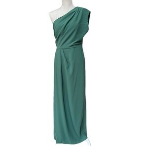 Lela Rose LR217 One Shoulder Shoulder Maxi Bridesmaid‎ Dress  Size: 6